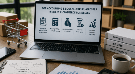 Top Accounting and Bookkeeping Challenges Faced by E-Commerce Businesses